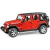 BRUDER 02525 - Jeep Wrangler Unlimited Rubicon - ROT -Kinderspielzeugladen bruder 02525 jeep wrangler unlimited rubicon0hncmvjfnra7c