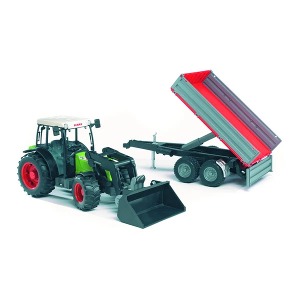 BRUDER 02112 - Claas Nectis 267 F Mit Frontlader U Anhänger 3 BRUDER 02112 - Claas Nectis 267 F Mit Frontlader U Anhänger