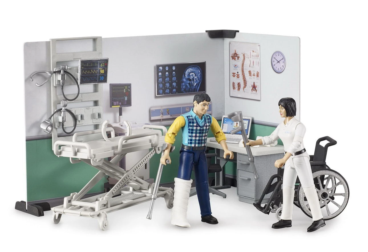 Bworld 62711 - Krankenstation Mit Figuren (Bruder) 3 Bworld 62711 - Krankenstation Mit Figuren (Bruder)