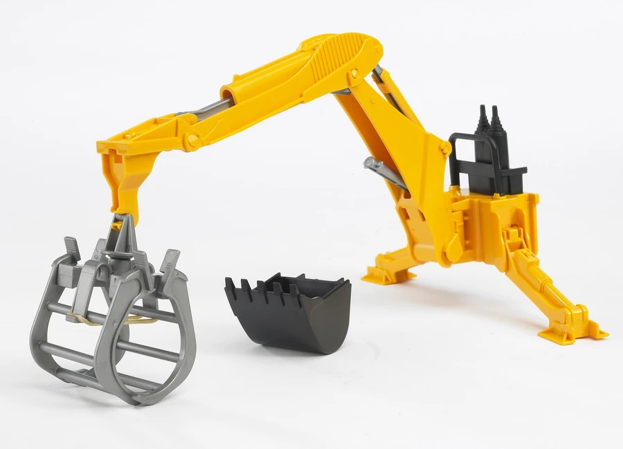 BRUDER 02338 - Heckbagger Mit Greifer 4 BRUDER 02338 - Heckbagger Mit Greifer – Bild 2