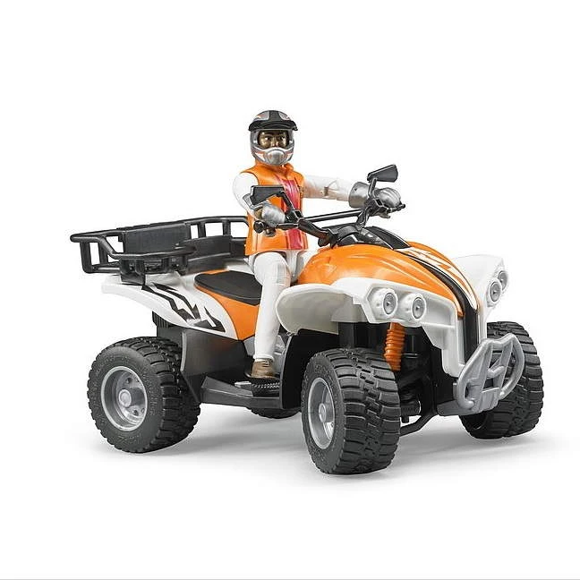 Bruder Bworld 63000 Quad Mit Fahrer (orange) 3 Bruder Bworld 63000 Quad Mit Fahrer (orange)
