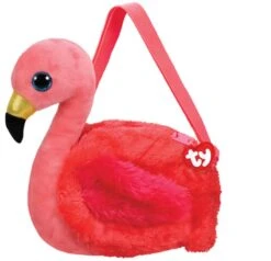 TY Glubschis Schultertasche - Gilda - Flamingo
